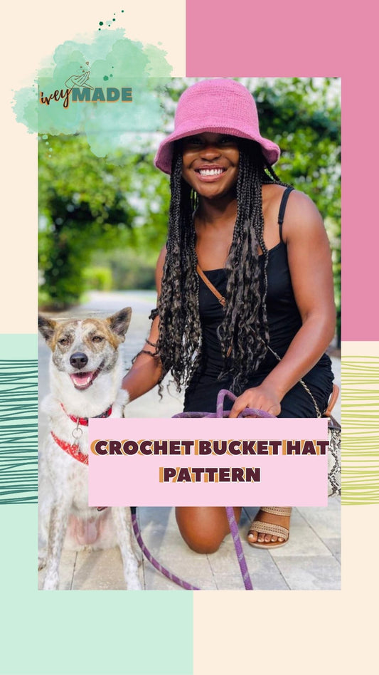 Crochet Bucket Hat PDF Pattern only | Instant Download