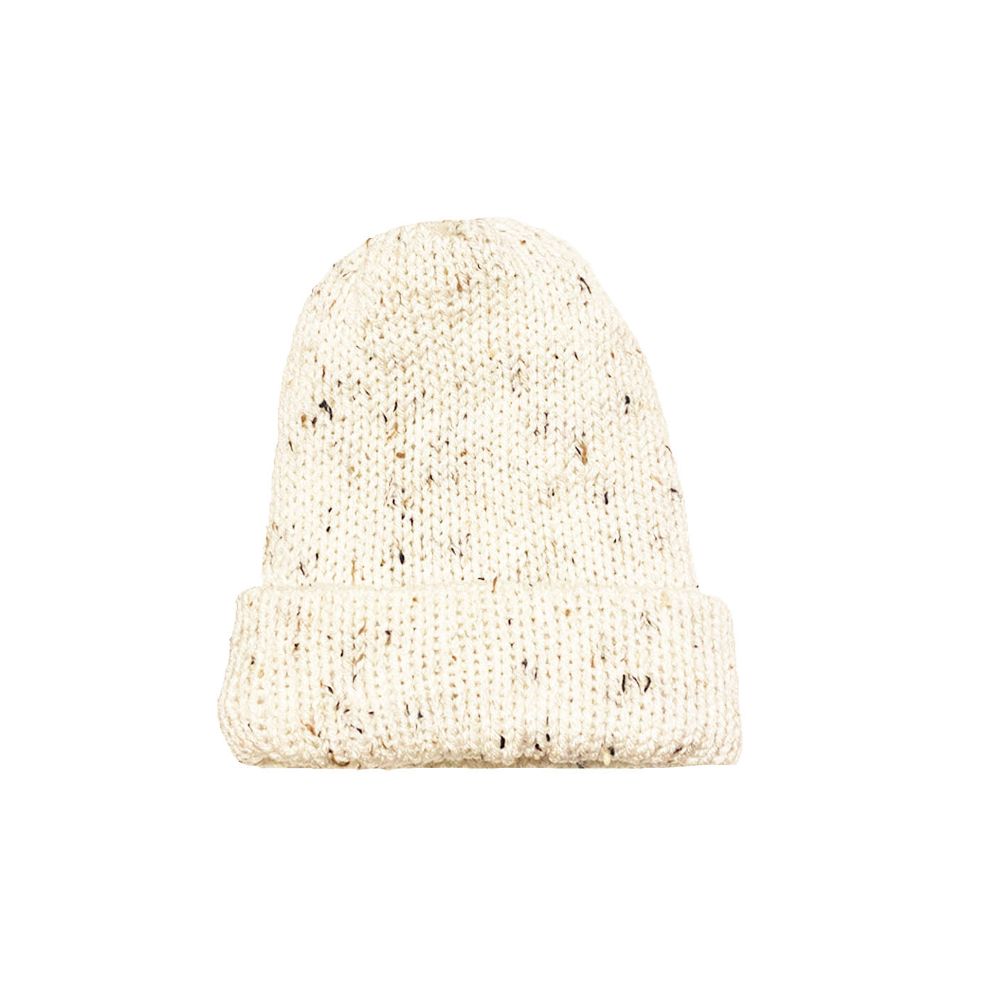 Classic Beanie White Tweed